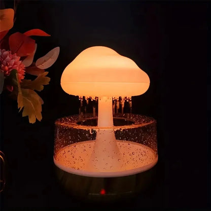 Rain cloud lamp humidifier