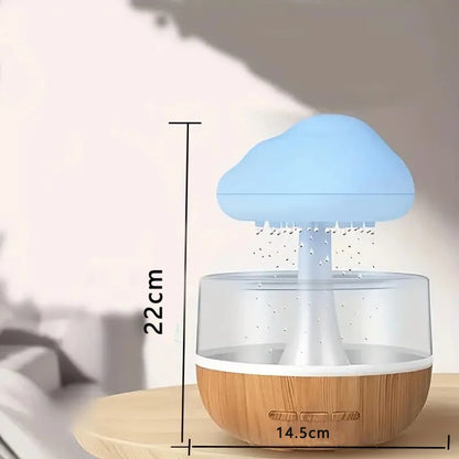 Rain cloud lamp humidifier